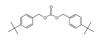 bis(p-t-butylbenzyl) sulfite Structure