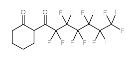 2-(2,2,3,3,4,4,5,5,6,6,7,7,7-tridecafluoroheptanoyl)cyclohexan-1-one Structure
