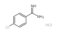 4-Chlorobenzamidine hydrochloride Structure