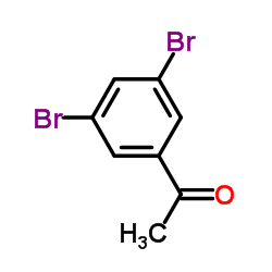 Acetophenone, 3',5'-dibromo- structure