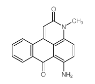 6-Amino-3-methyl-3H-naphtho[1,2,3-de]quinoline-2,7-dione结构式