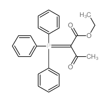 Butanoic acid,3-oxo-2-(triphenylphosphoranylidene)-, ethyl ester Structure