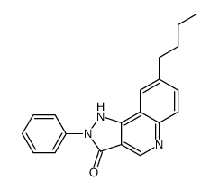 8-butyl-2-phenyl-1H-pyrazolo[4,3-c]quinolin-3-one Structure