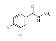 4-Bromo-3-chlorobenzhydrazide structure