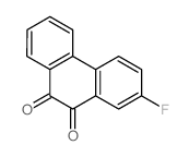 9,10-Phenanthrenedione,2-fluoro- Structure