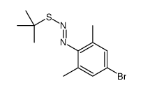 (4-bromo-2,6-dimethylphenyl)-tert-butylsulfanyldiazene Structure