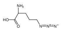 5-AZIDO-L-NORVALINE结构式