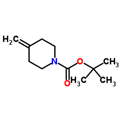 N-Boc-4-亚甲基哌啶结构式