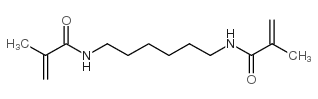 1,6-hexamethylene bis-methacrylamide Structure