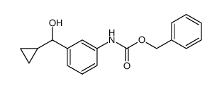 m-<(benzyloxycarbonyl)amino>phenyl cyclopropyl carbinol Structure