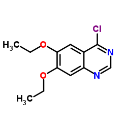 4-氯-6,7-二乙氧基喹唑啉结构式