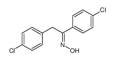 N-[1,2-bis(4-chlorophenyl)ethylidene]hydroxylamine结构式