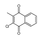 2-chloro-3-methylnaphthalene-1,4-dione Structure