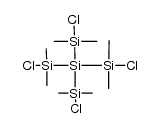 tetrakis(chlorodimethylsilyl)silane Structure