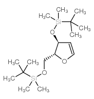 1,4-ANHYDRO-2-DEOXY-3,5-BIS-O-(T-BUTYLDIMETHYLSILYL)-D-ERYTHRO-PENT-1-ENITOL结构式
