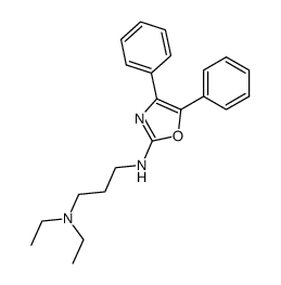 N'-(4,5-Diphenyl-2-oxazolyl)-N,N-diethyl-1,3-propanediamine Structure