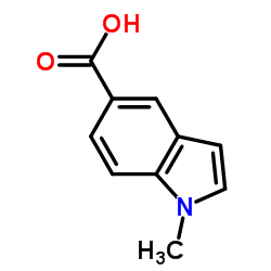 1-甲基-5-吲哚甲酸结构式