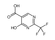 4-氯-2-(三氟甲基)-5-甲酸嘧啶结构式