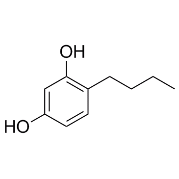 4-正丁基间苯二酚结构式