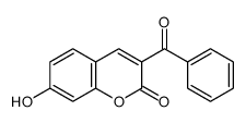 3-Benzoyl-7-hydroxy-2H-chromen-2-one structure