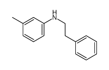 3-methyl-N-(2-phenylethyl)aniline Structure