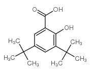 3,5-二叔丁基水杨酸结构式