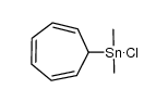 chloro(cyclohepta-2,4,6-trien-1-yl)dimethylstannane结构式