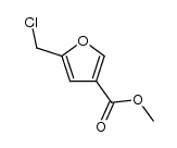methyl 2-chloromethyl-4-furancarboxylate Structure