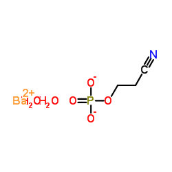 2-氰乙基磷酸钡	水合物结构式