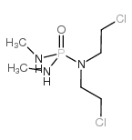 N-[bis(methylamino)phosphoryl]-2-chloro-N-(2-chloroethyl)ethanamine结构式