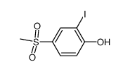 2-iodo-4-(methylsulfonyl)phenol Structure
