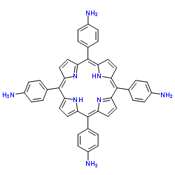 5,10,15,20-四(4-氨基苯)-21H,23H-卟啉结构式