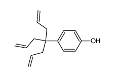 4-triallylmethylphenol Structure