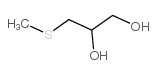 3-甲基硫醇-1,2-二醇丙烷结构式