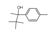 3,3-Dimethyl-2-(4'-methylphenyl)-2-butanol结构式