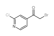 2-Bromo-1-(2-chloro-4-pyridyl)ethanone Structure