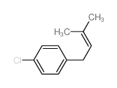 Benzene,1-chloro-4-(3-methyl-2-buten-1-yl)- Structure