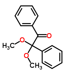 2,2-二甲氧基-2-苯基苯乙酮结构式