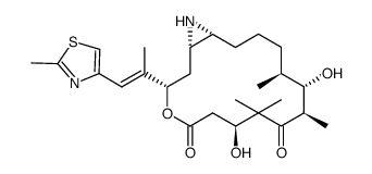 epothilone A aziridine Structure