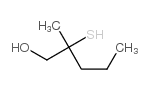 2-mercapto-2-methyl-1-pentanol Structure