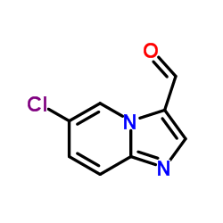 6-氯咪唑并[1,2-a]吡啶-3-甲醛结构式