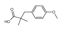 4-Methoxy-a,a-dimethylbenzenepropanoic acid Structure