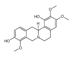 2,3,9-trimethoxy-13aα-berbine-1,10-diol Structure