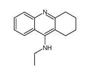 ethyl-(1,2,3,4-tetrahydro-acridin-9-yl)-amine Structure