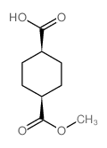 4-(甲氧羰基)环己烷羧酸结构式