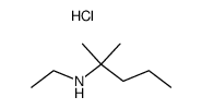 ethyl-(1,1-dimethyl-butyl)-amine, hydrochloride Structure