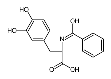 N-benzoyl-3-hydroxy-D-tyrosine结构式