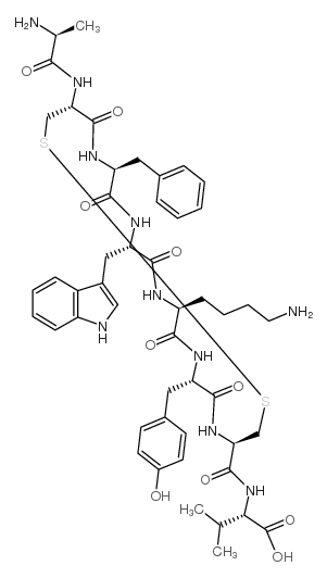 UROTENSIN II-RELATED PEPTIDE (HUMAN,MOUSE,RAT)结构式