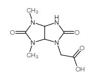 (4,6-二甲基-2,5-二氧代六氢咪唑并-[4,5-d]咪唑-1-基)-乙酸结构式
