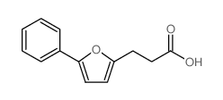 3-(5-苯基-2-呋喃)丙酸结构式